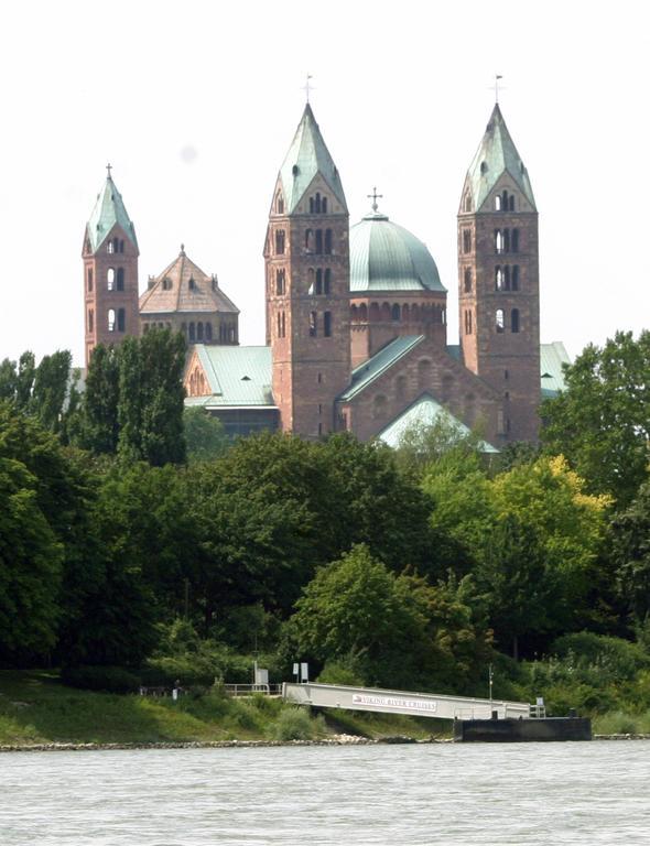 Ferienwohnung Weinstube Schwarzamsel Speyer Exterior foto